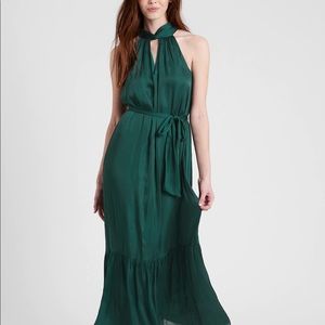 NWT Satin Twisted Maxi Dress size 4